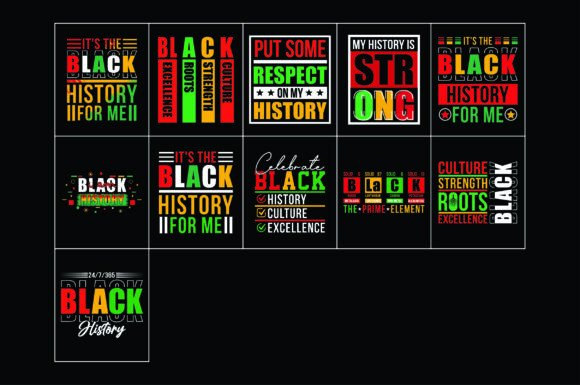 Black History Month Shirt Svg Bundle