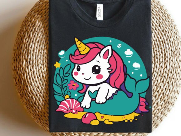 Cute Fantasy Unicorn Shirt PNG SVG