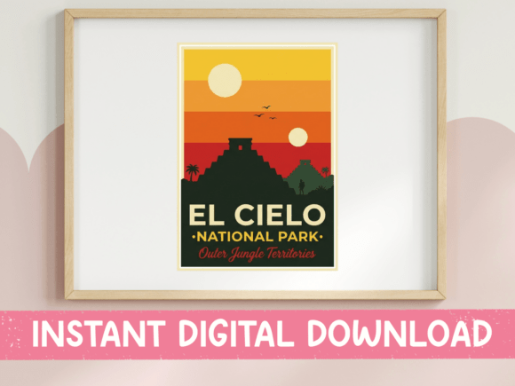 El Cielo National Park Jungle SVG: Graphics for T-Shirt Designs