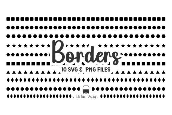 Geometric Shape Border Divider SVG PNG