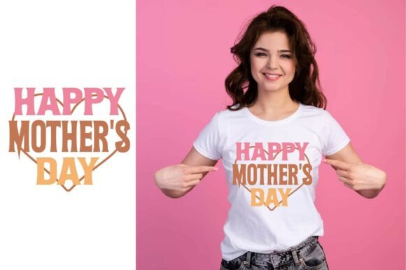 Happy Mothers Day Svg T-Shirt Design