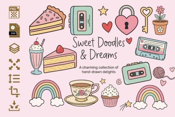Sweet Doodles Dreams: Graphics for Local Business Branding